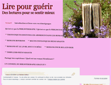 Tablet Screenshot of lirepourguerir.com
